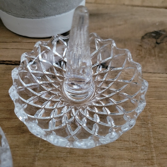 Lot of 3 Vintage Glass Ring Holders - Picture 4 of 8